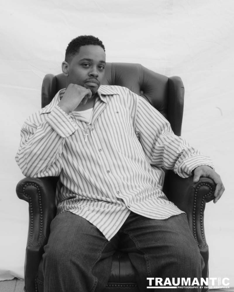 My co-worker  Thomas (T.L.) was part of a group called MSP.  He wanted some shots of himself for personal promotion, and he agreed to let me take some for him.